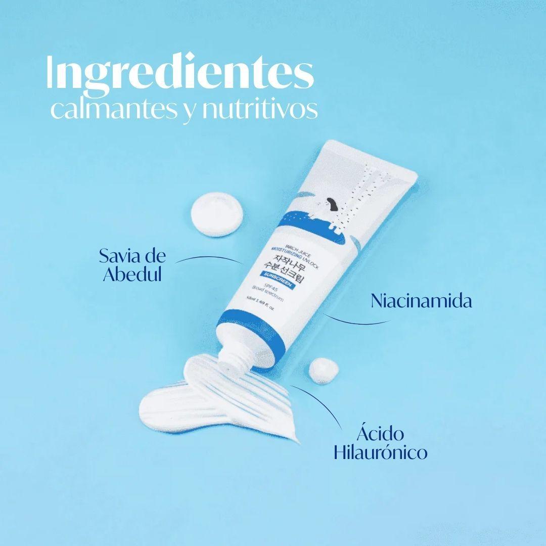 Protector Solar Hidratante con Jugos de Abedul - 50 ml-2