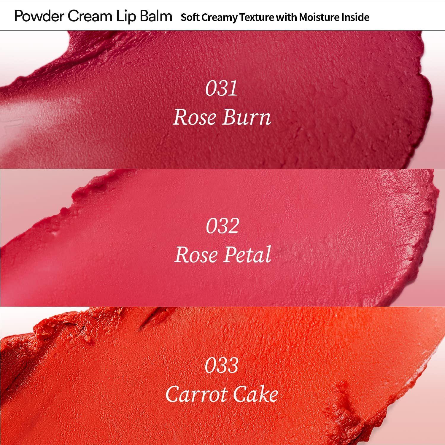 Powder Cream Lip Balm 031 Rose Burn-5
