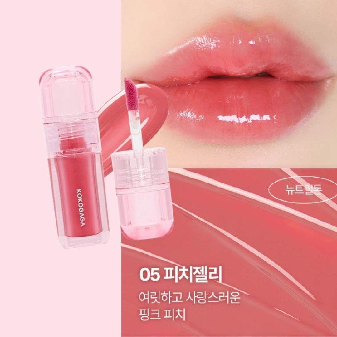 Nyangjelly Glow Tint 05 Peach jelly-2