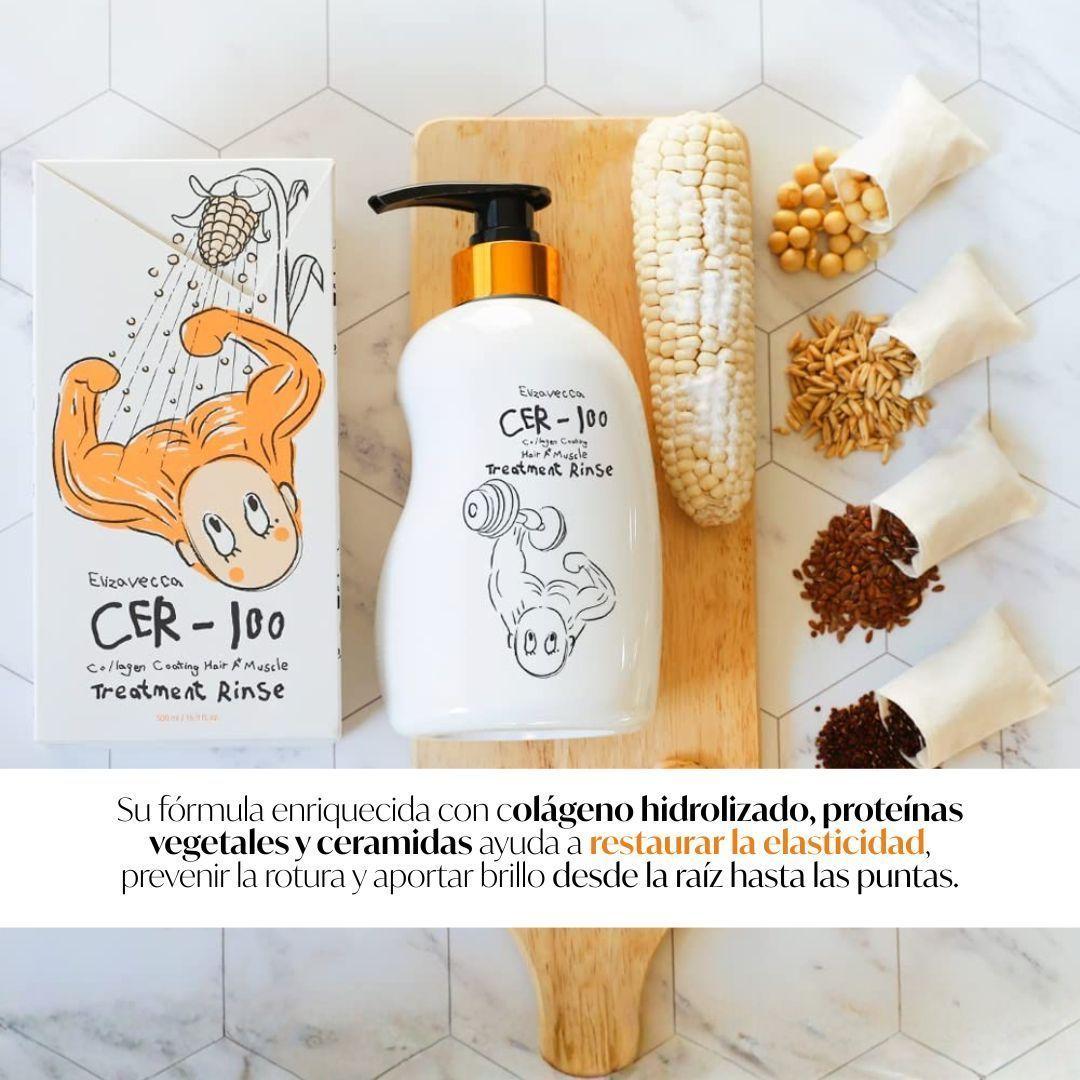 Tratamiento ELIZAVECCA CER 100 Collagen Coating Hair A Muscle-2