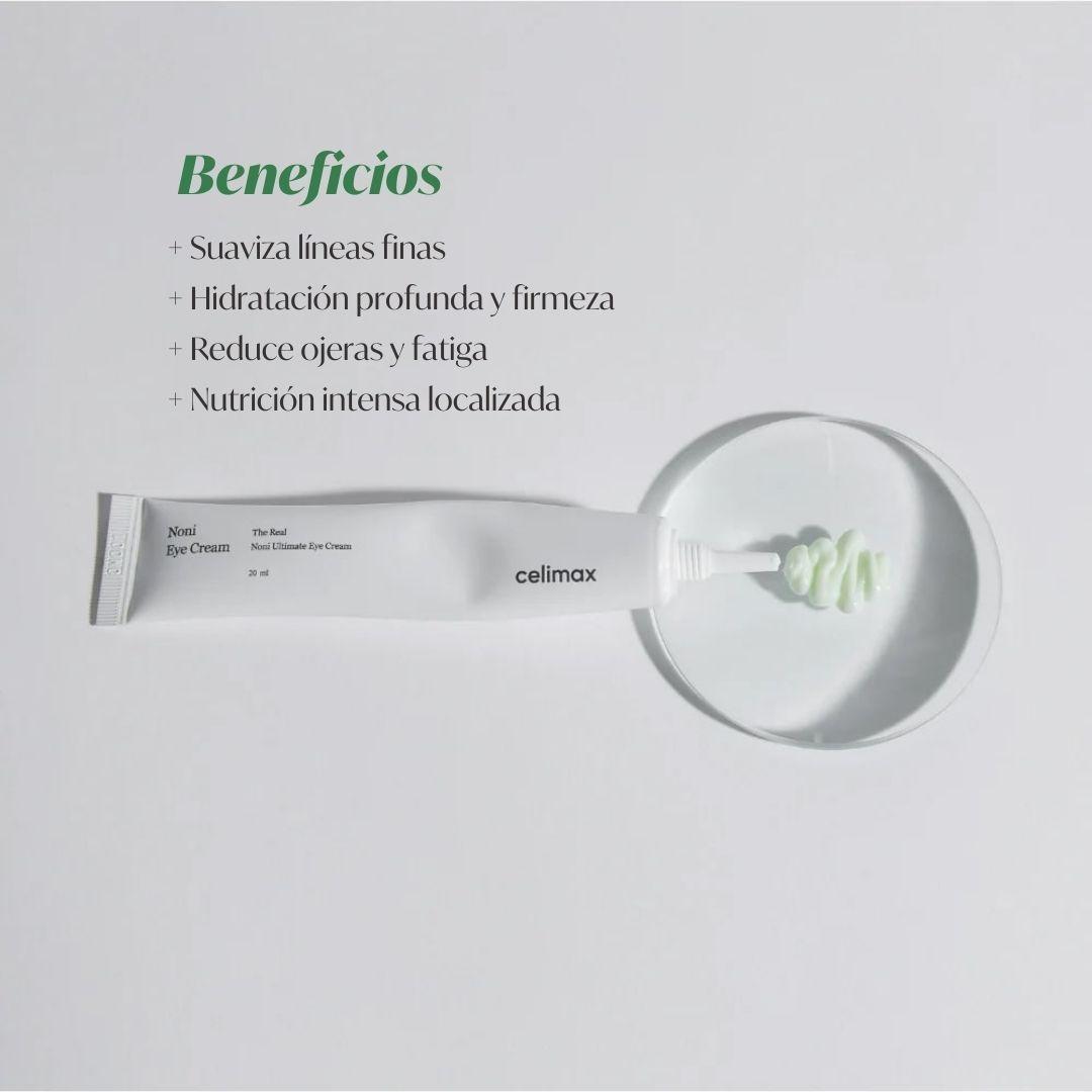 Celimax crema de ojos de NONI nutritiva anti edad antiarrugas 20ML-3