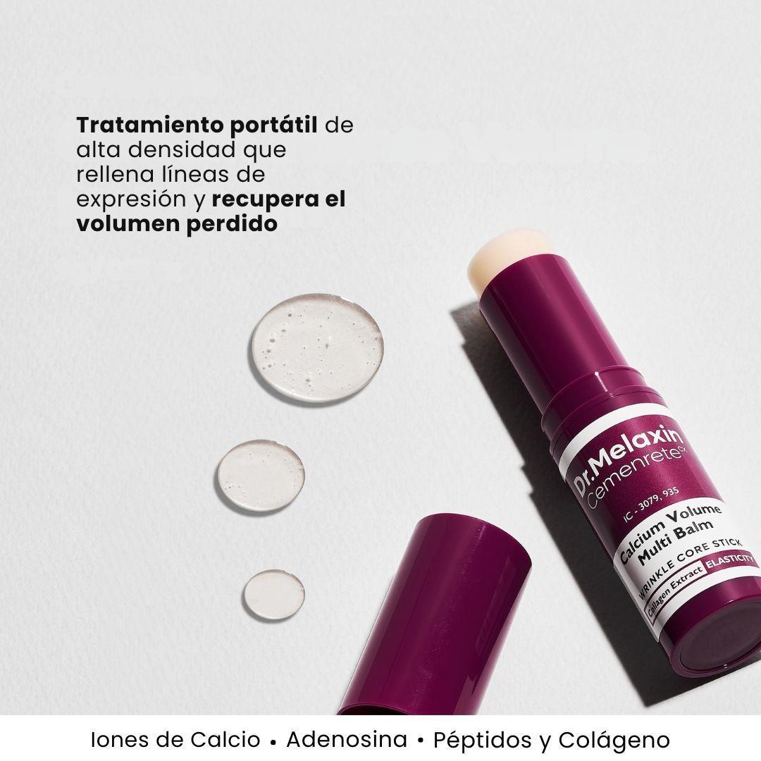 B lsamo facial en barra nutritivo reafirmante hidratante con calcio Dr Melaxin 9g-3