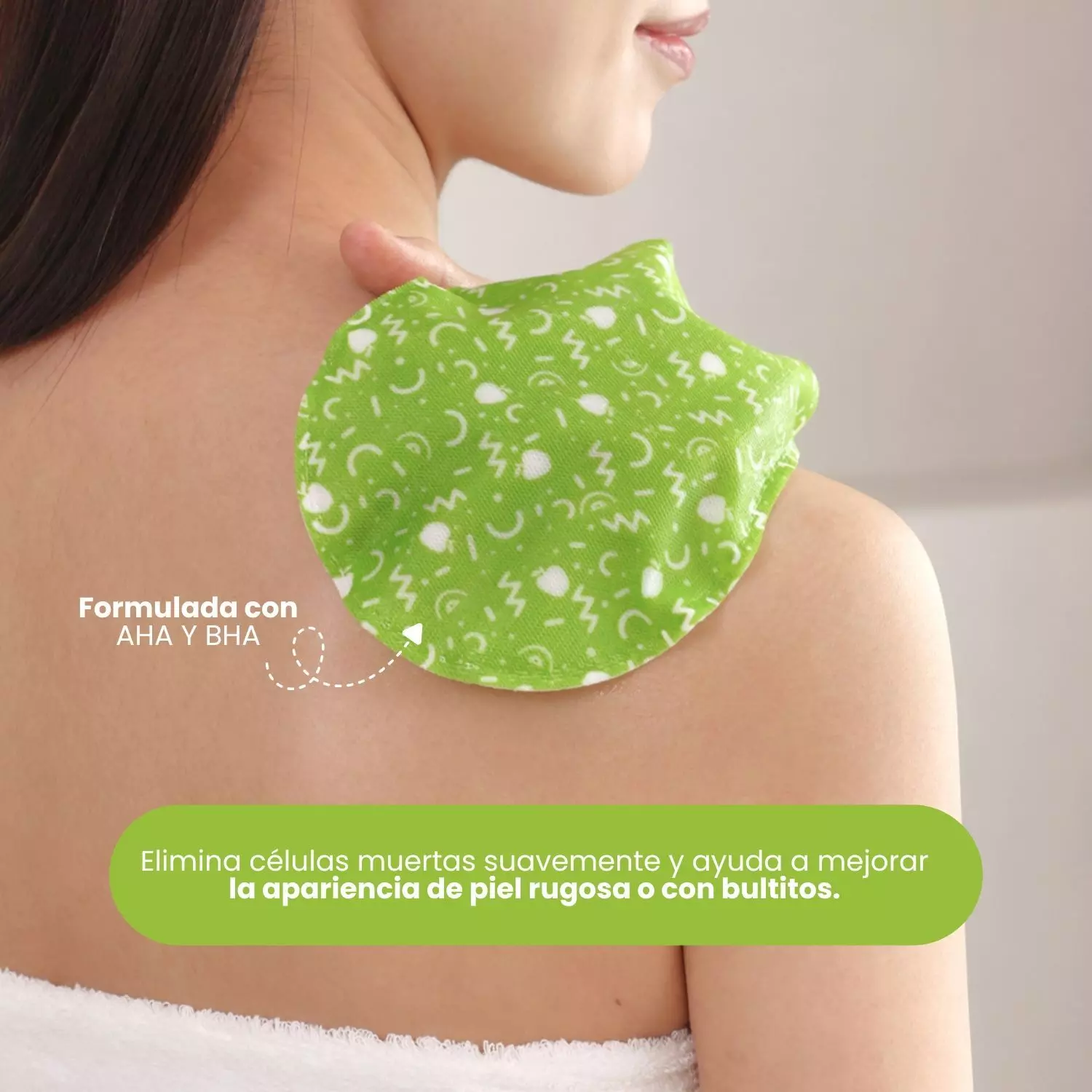 1 Unidad Disco Exfoliante Corporal Coreano Para Limpiar poros MADFORCOS-2