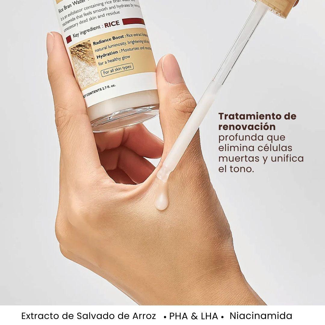 Ampolla peeling exfoliante suave de salvado de arroz 80ml DR MELAXIN-3