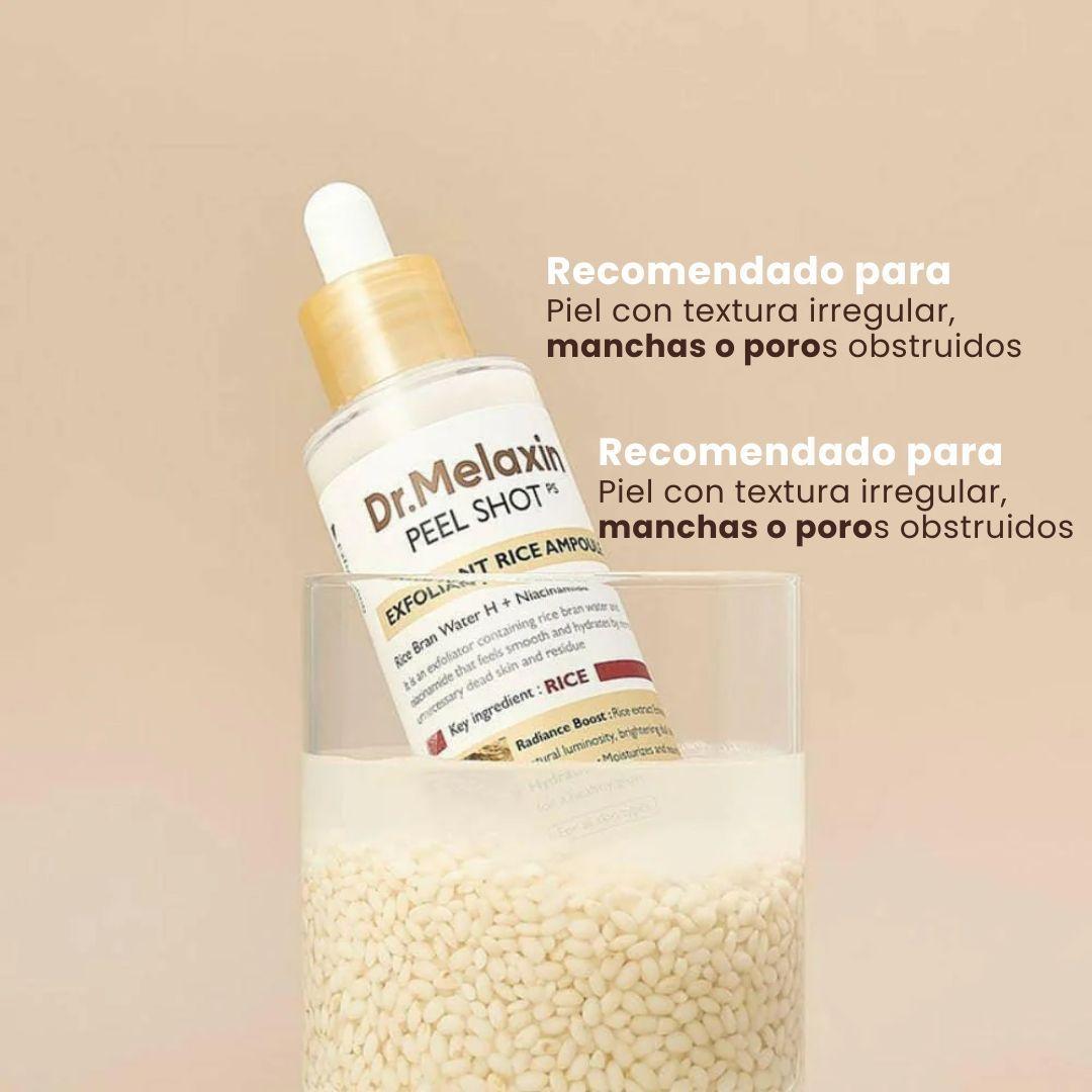 Ampolla peeling exfoliante suave de salvado de arroz 80ml DR MELAXIN-5