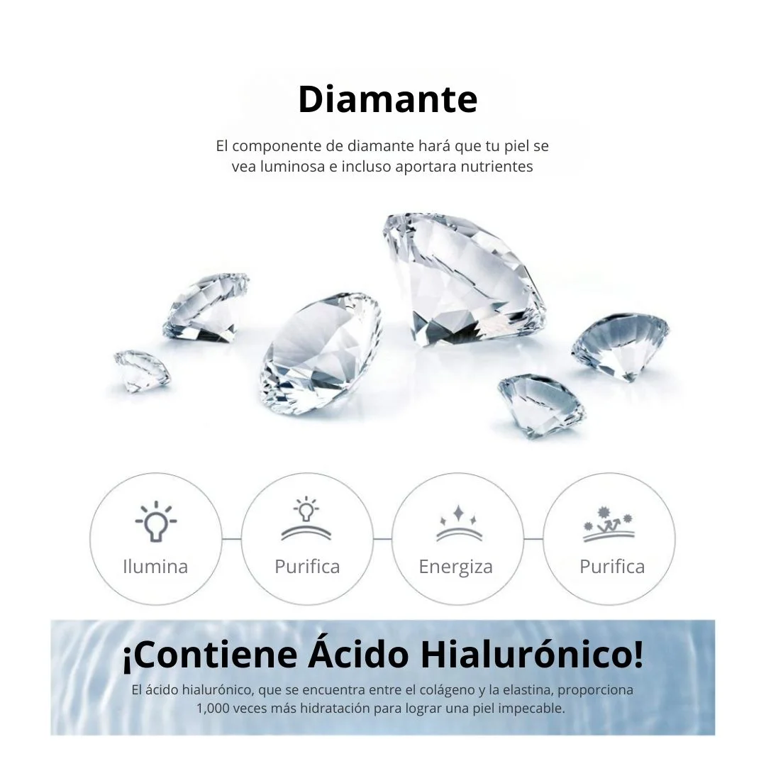 Mascarilla en L mina con Ampolla Iluminadora de Diamantes 10un-4