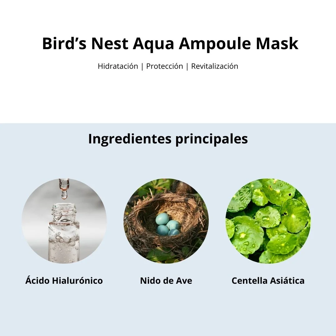 Mascarilla de ampollas Birds Nest Aqua 10un-3