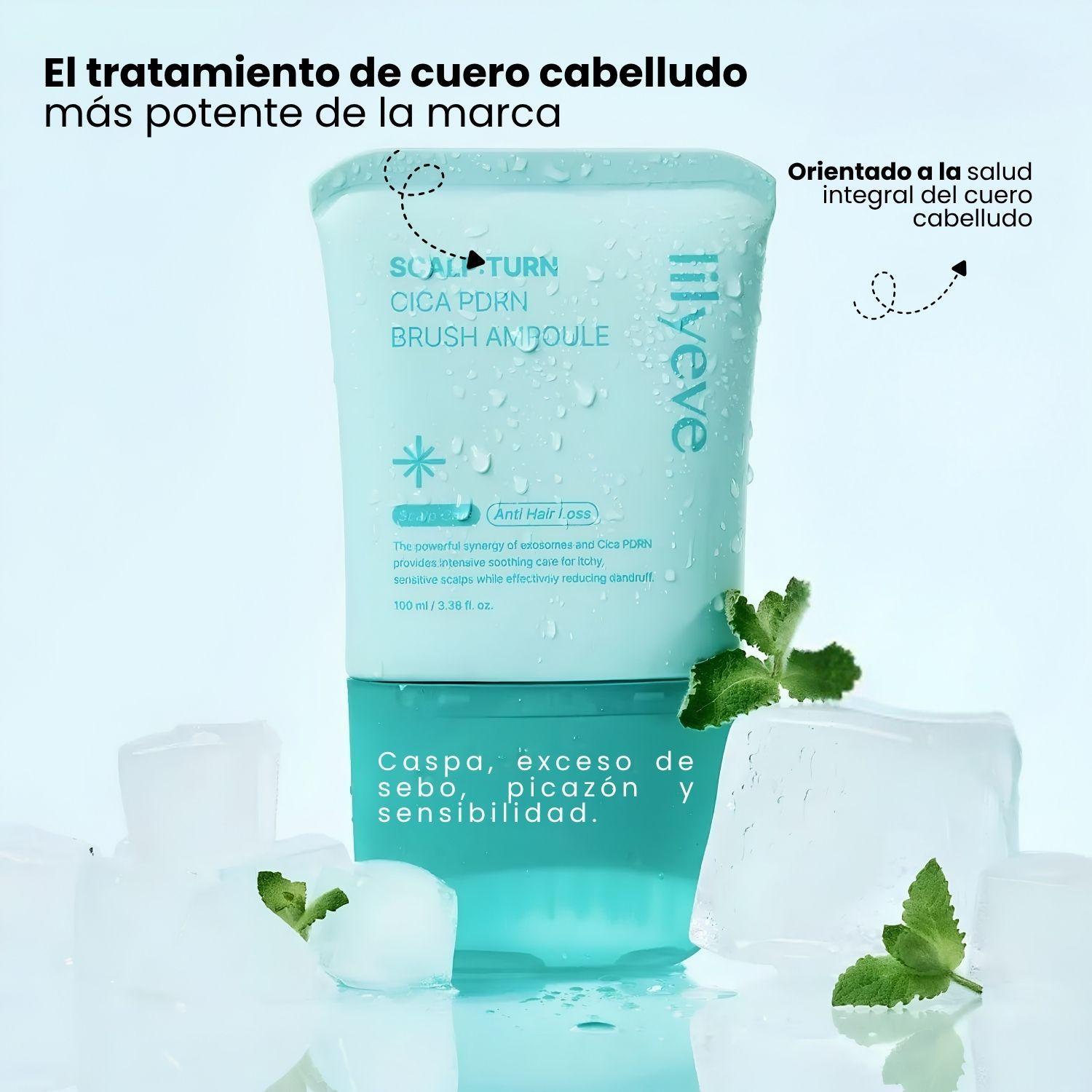 Ampolla Purificante y Calmante para Cuero Cabelludo Anticaspa marca lilyeve 100ml-3