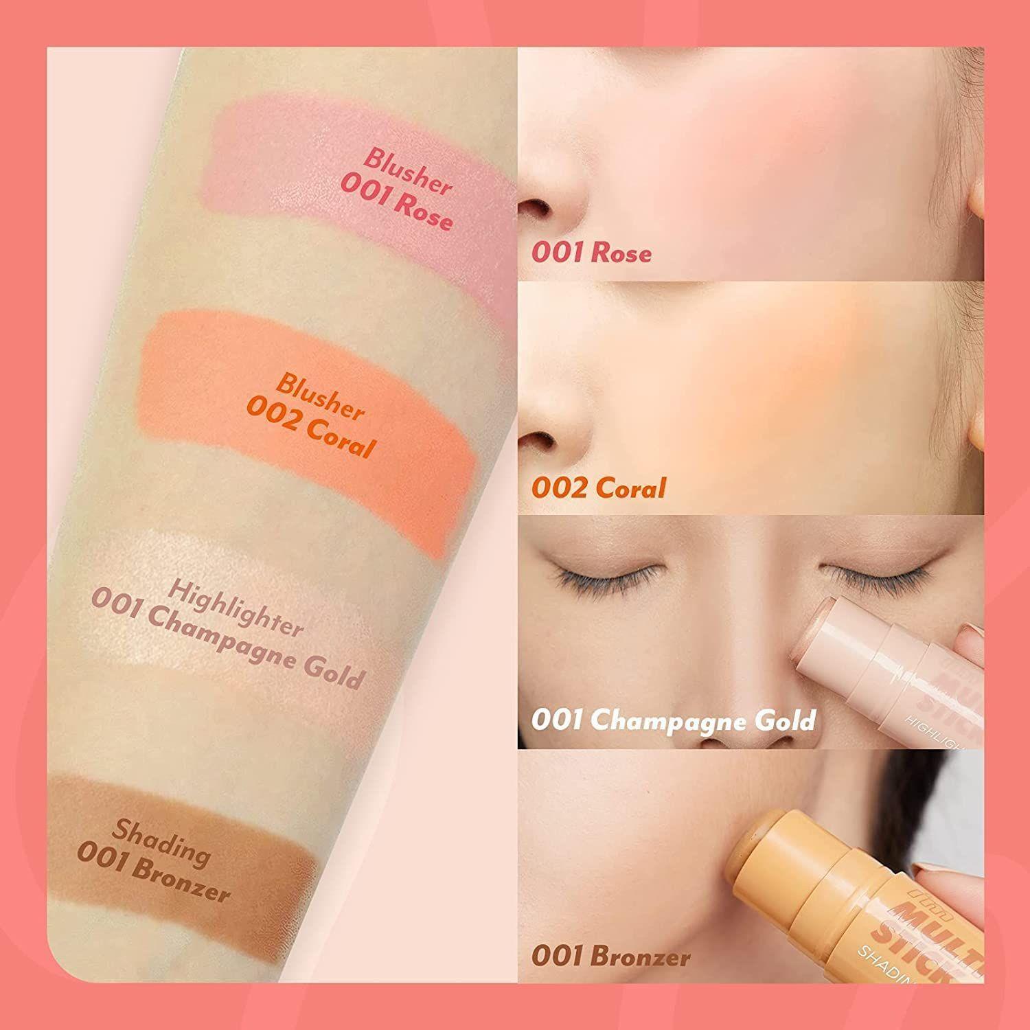 I M MEME I M MULTI STICK BLUSHER 002 Coral-3
