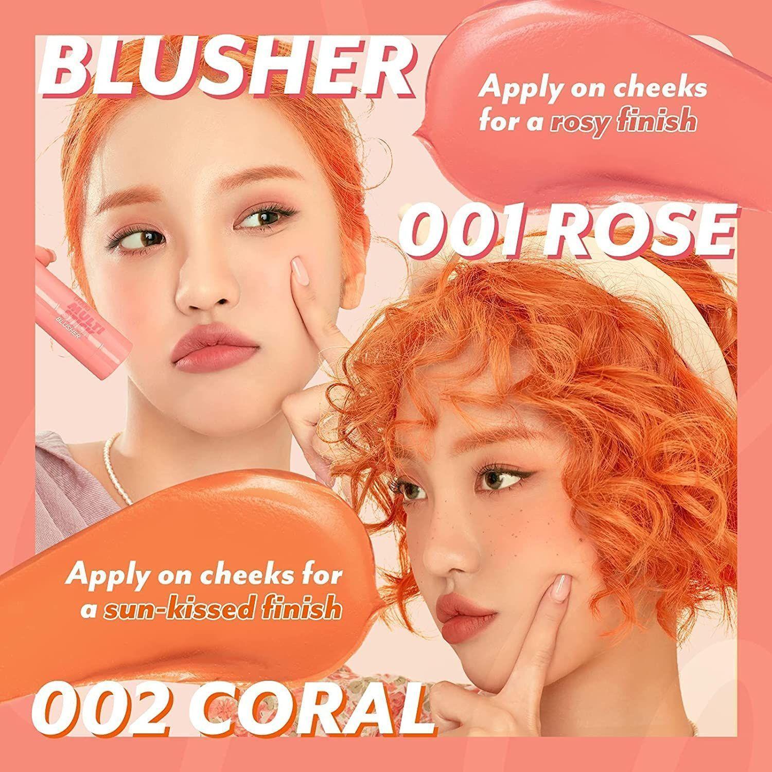 I M MEME I M MULTI STICK BLUSHER 002 Coral-4