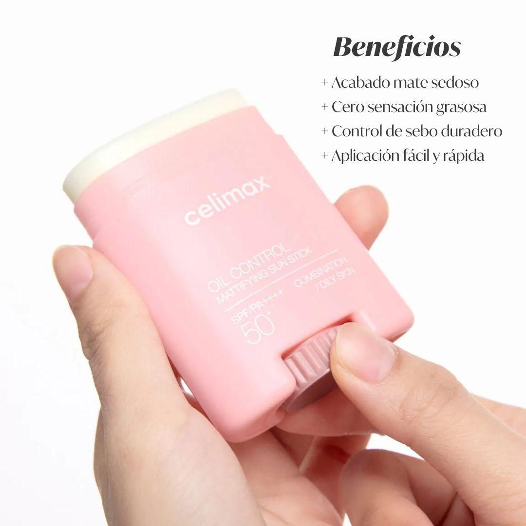 Celimax protector solar en barra matificante antibrillos-3