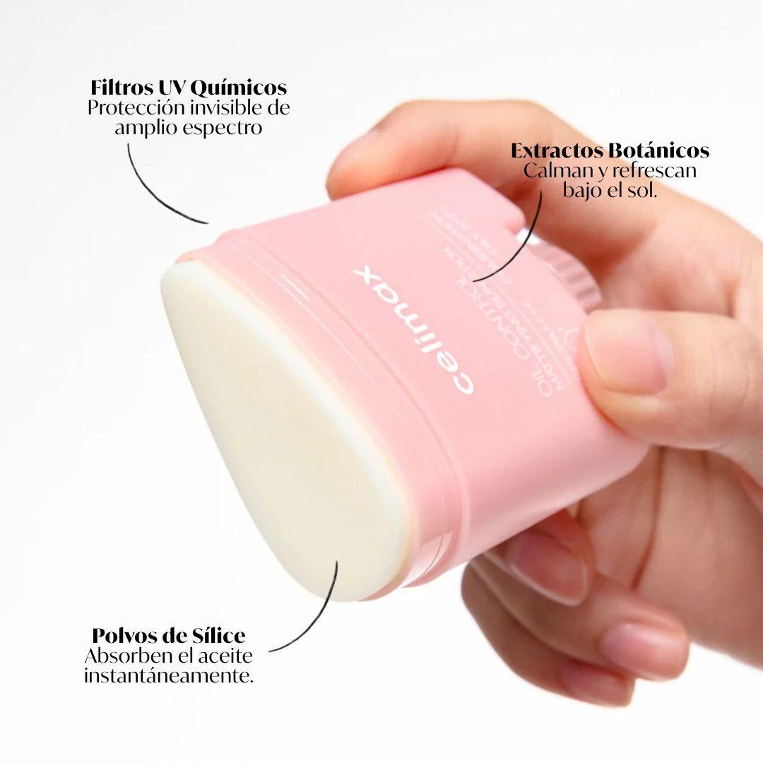 Celimax protector solar en barra matificante antibrillos-4