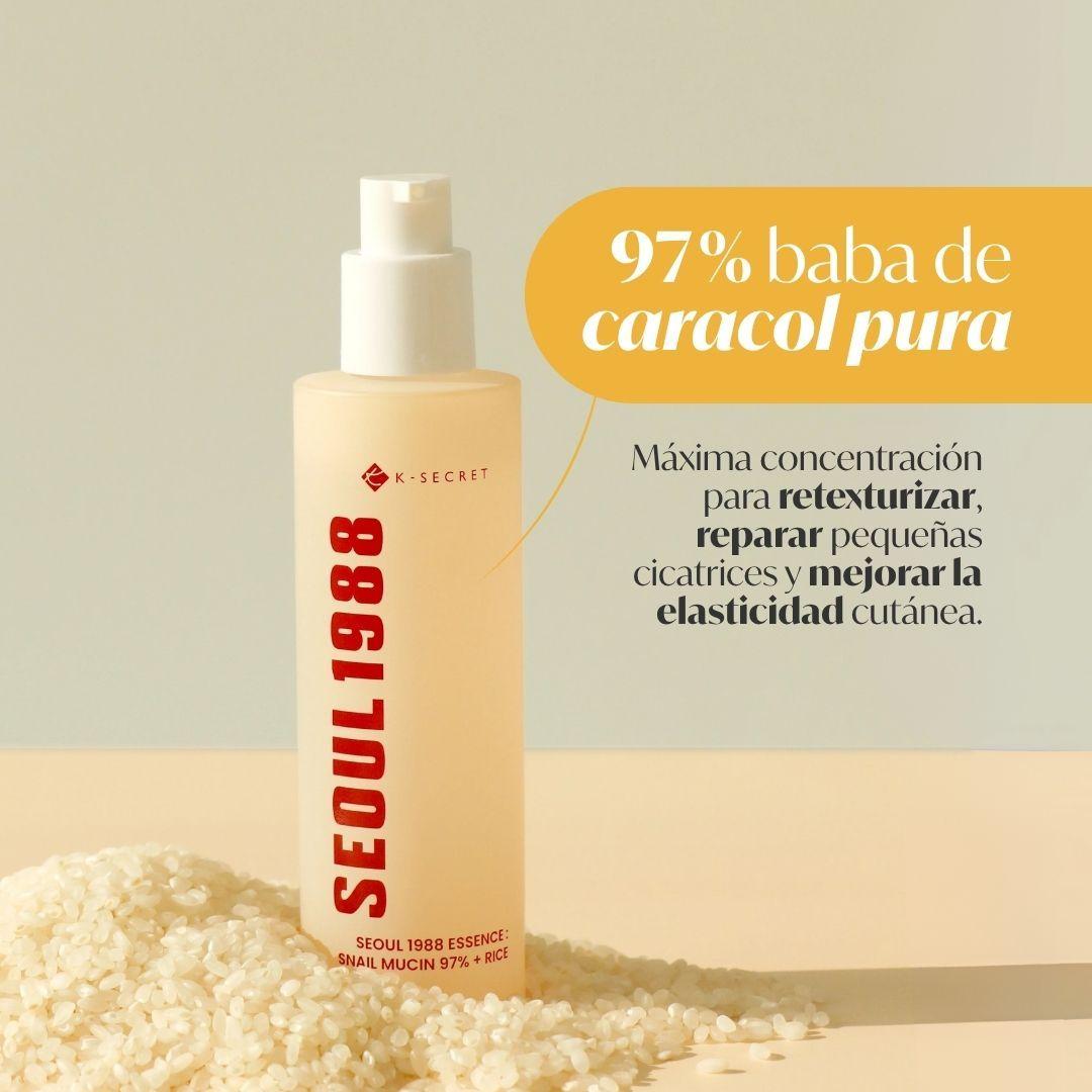 SEOUL 1988 Esencia: Baba de Caracol 97% + Arroz - 100 ml-2