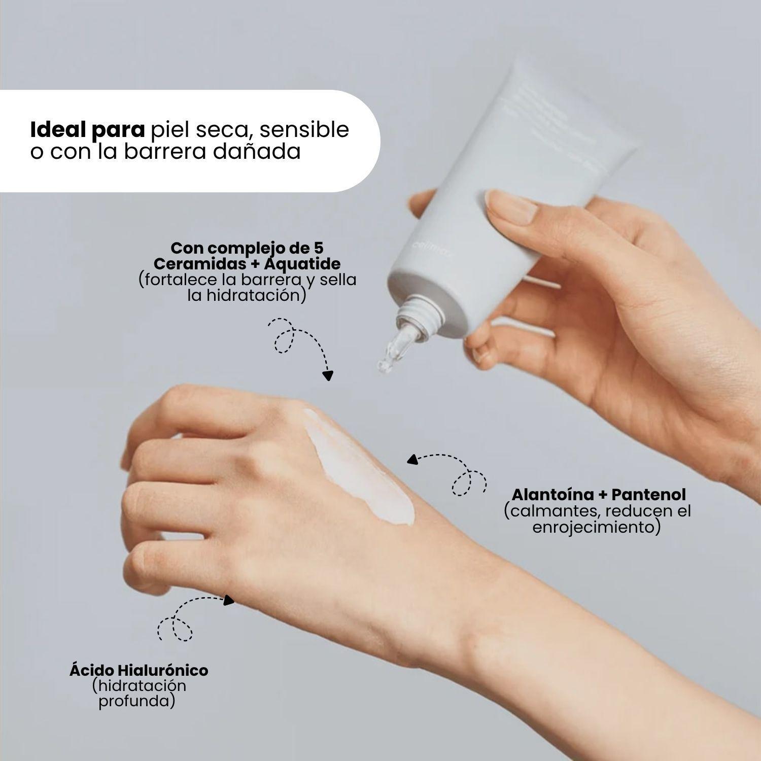 Crema Repara Barrera Cutanea con Ceramidas Piel Sensible Coreana CELIMAX 50ml-3
