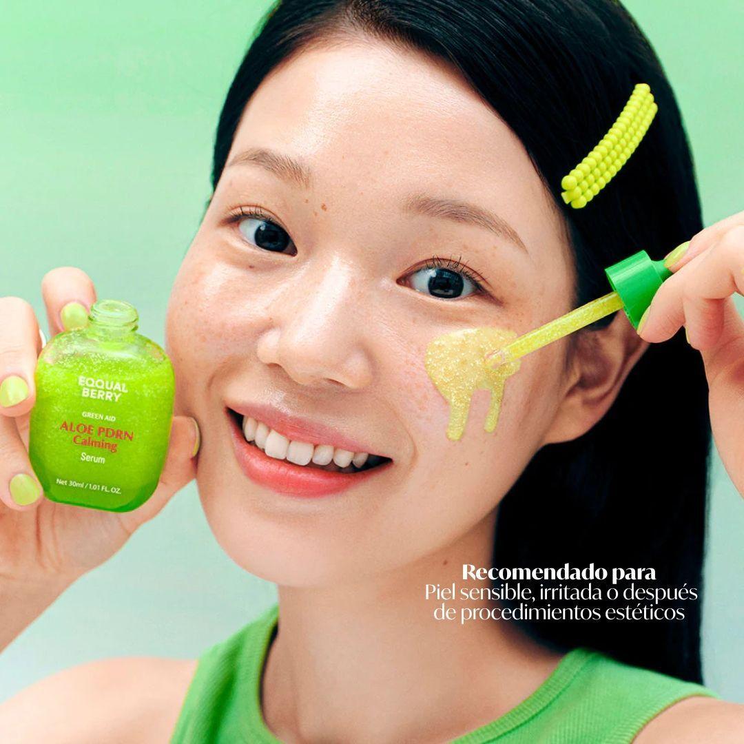 EQQUALBERRY serum de PDRN de Aloe Vera calmante e hidratante 30ml-5