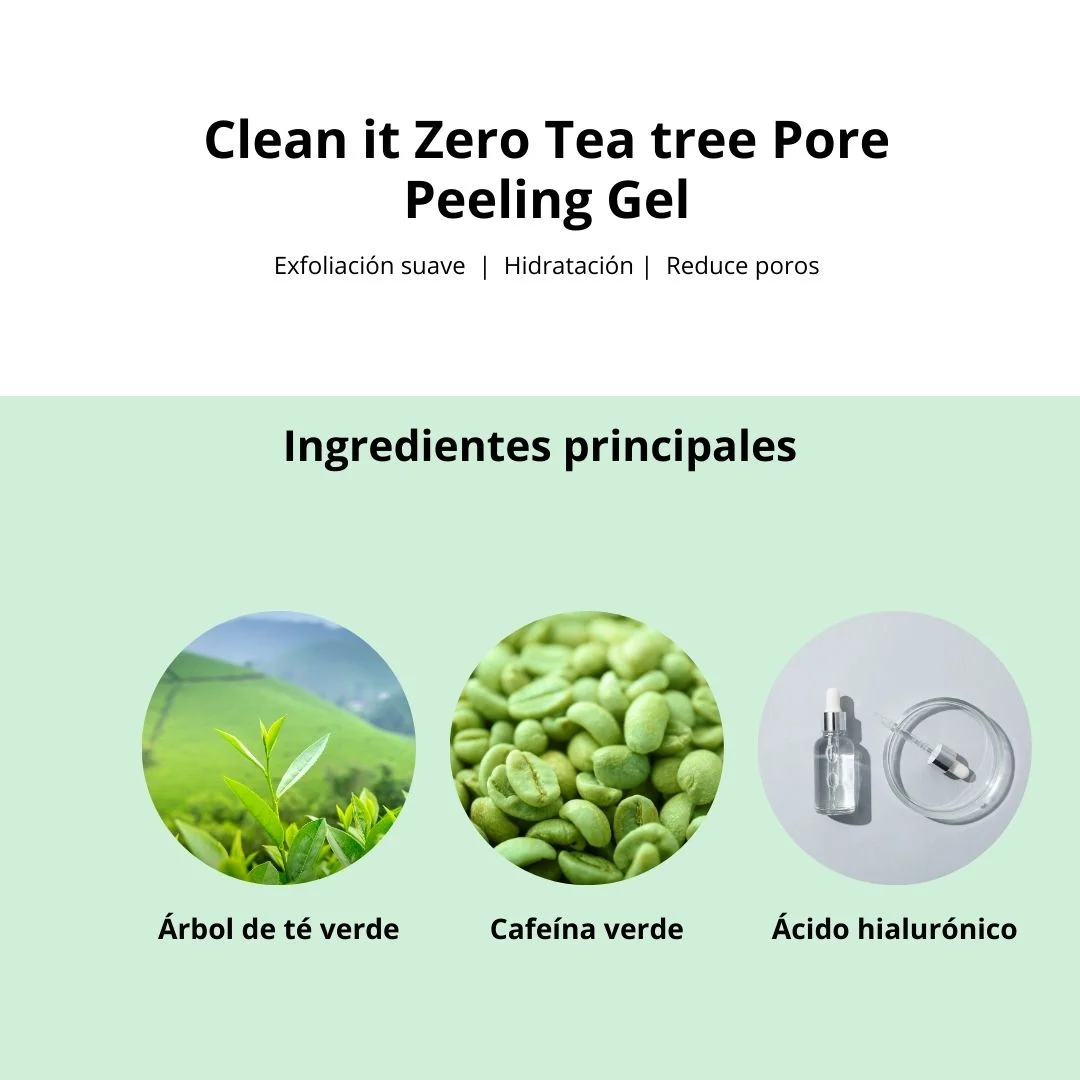Banila Exfoliante Clean it Zero Tea tree Pore Peeling Gel-3