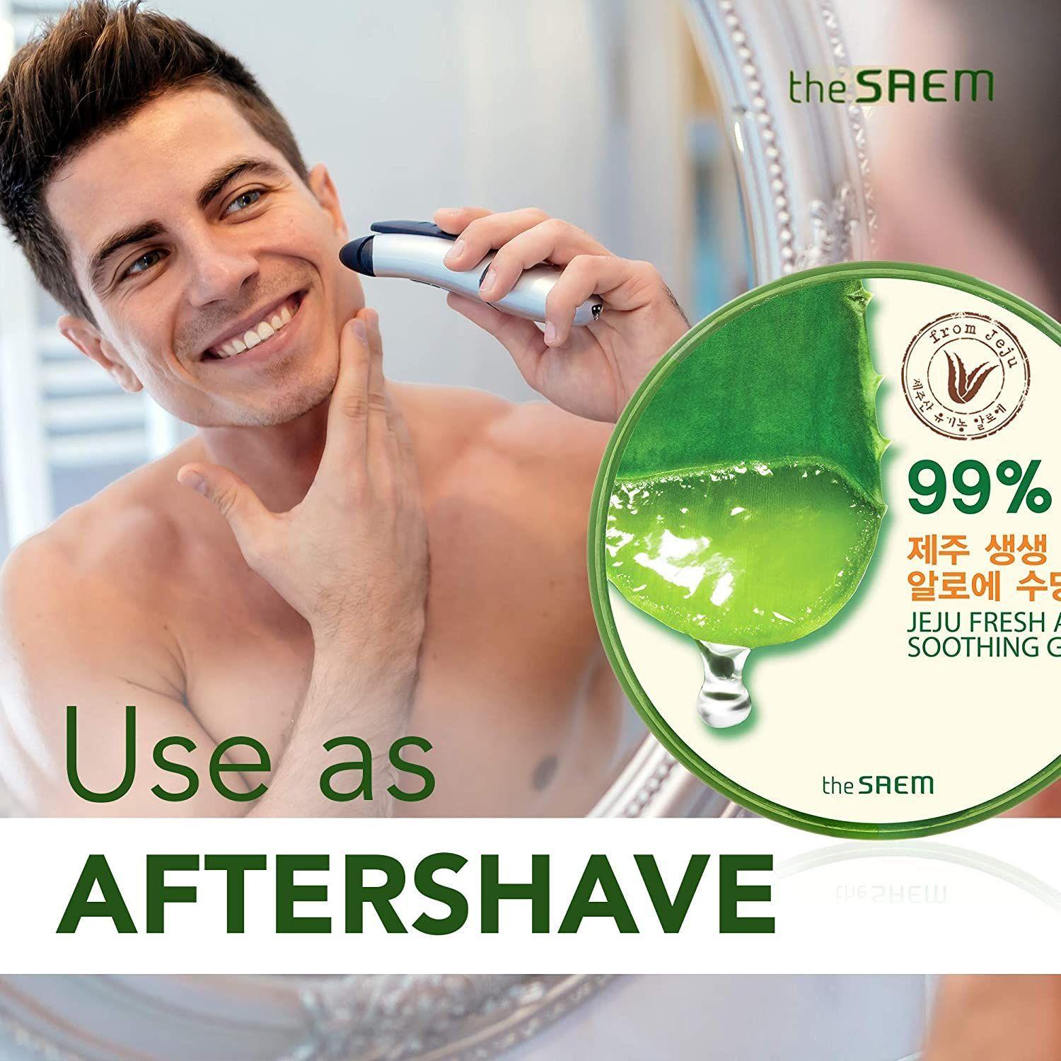 Gel Calmante e Hidratante de Aloe Jeju-4