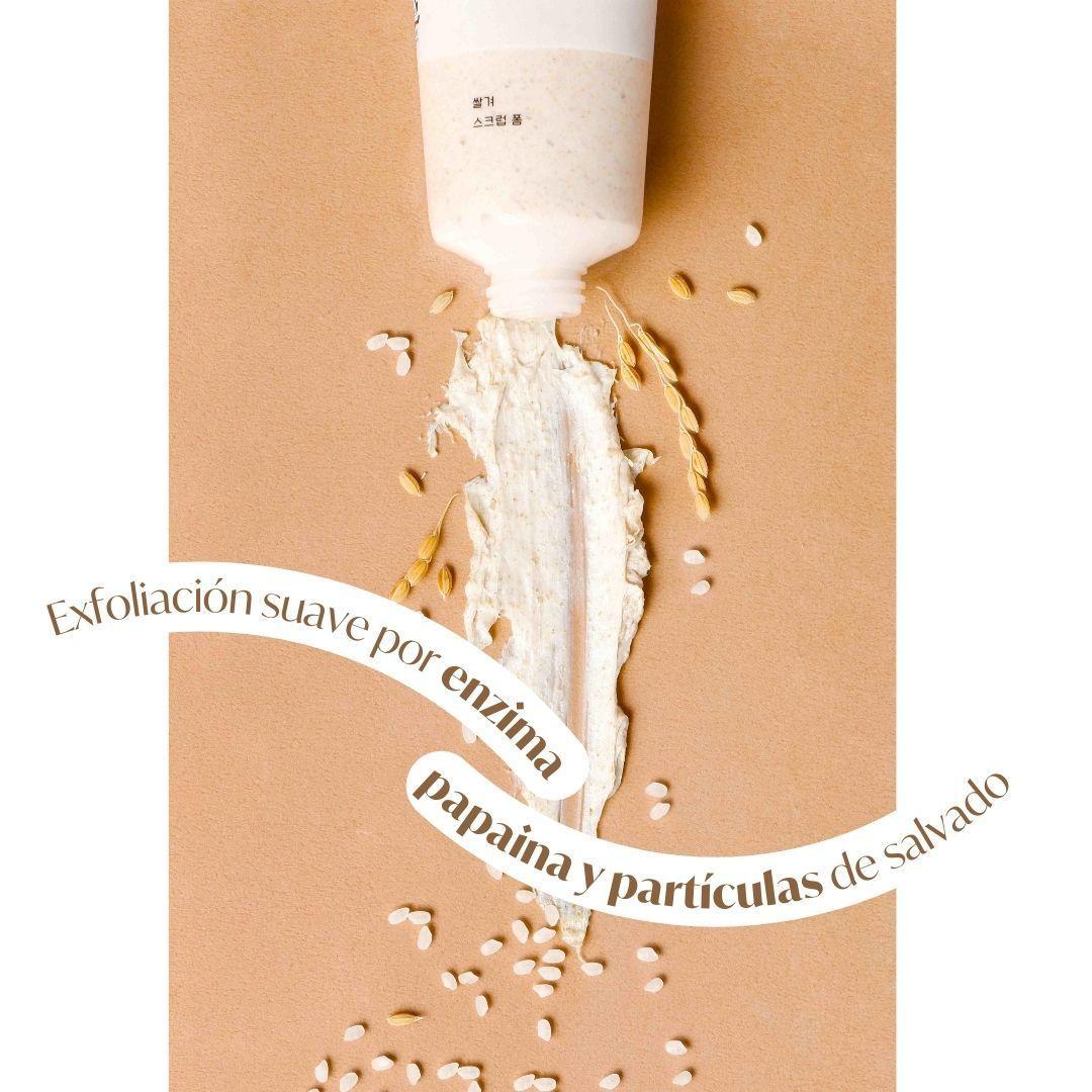 Limpiador facial exfoliante de arroz coreano MIDHA-4