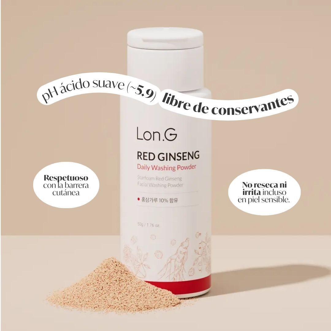 Lon G Starfoam Red Ginseng Facial Washing Powder-2