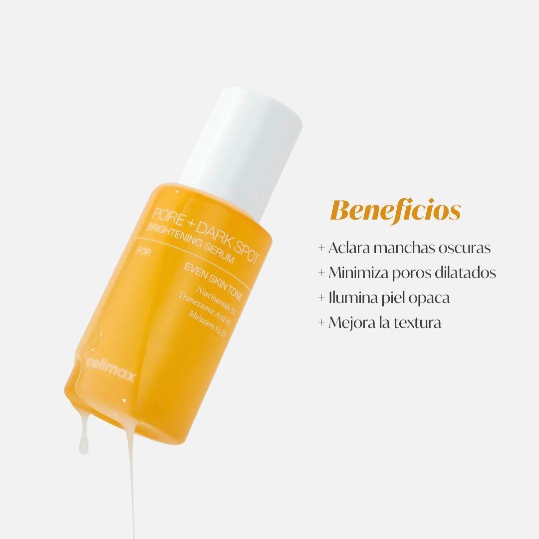 Celimax serum PORE DARK SPOT iluminador aclarante de manchas 30ML-3