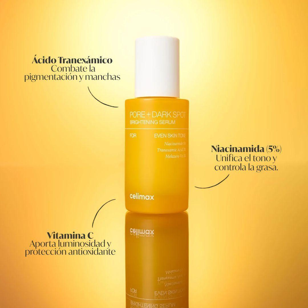 Celimax serum PORE DARK SPOT iluminador aclarante de manchas 30ML-4
