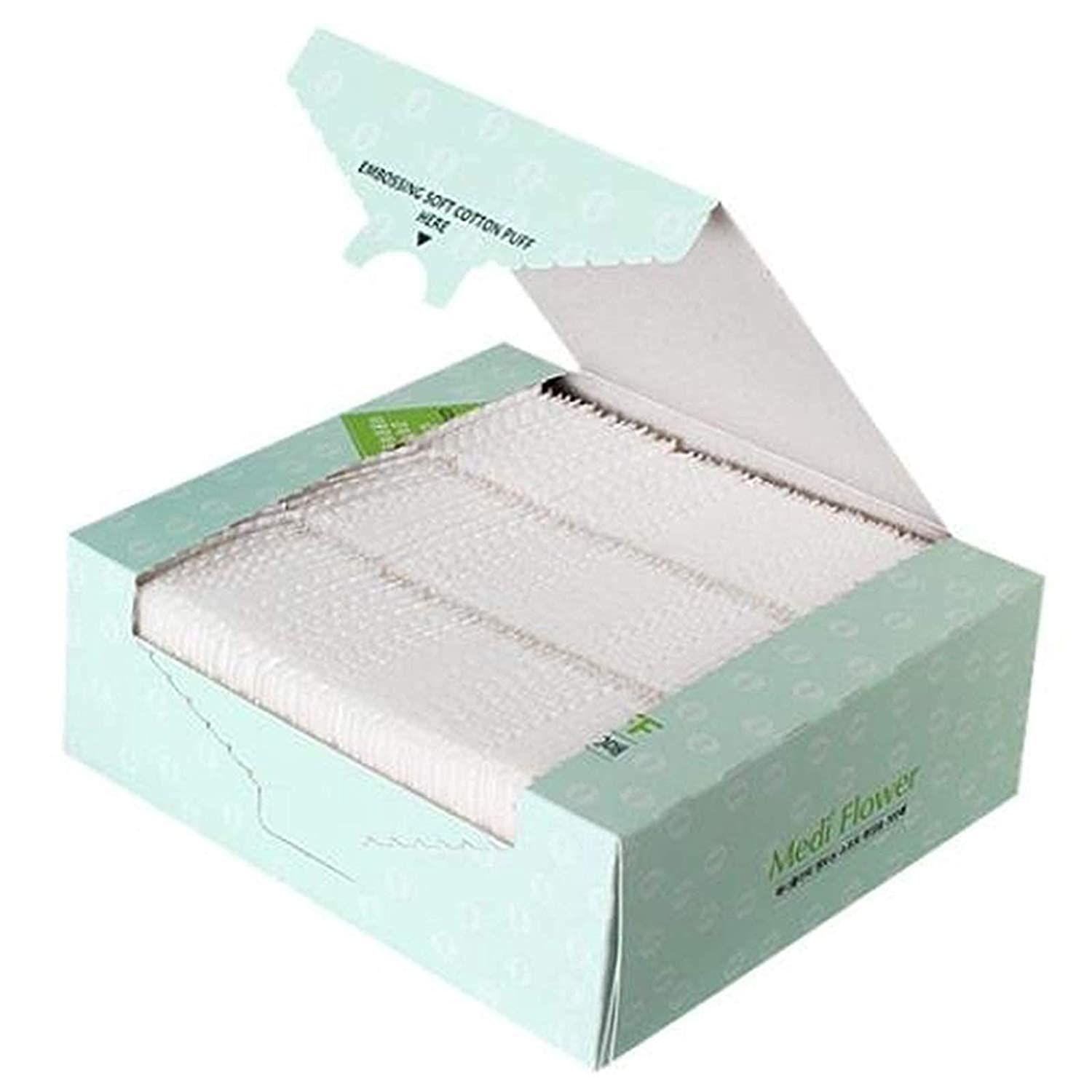 Medi Flower P talos de Algod n Embossing Soft Cotton Puff-6