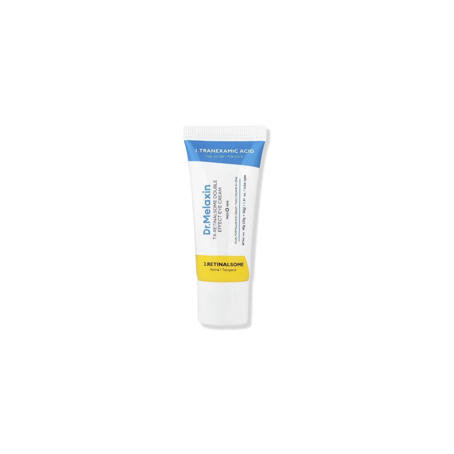 Doble contorno de ojos anti arrugas y ojeras con Retinalsome y TXA Dr Melaxin 40g-0