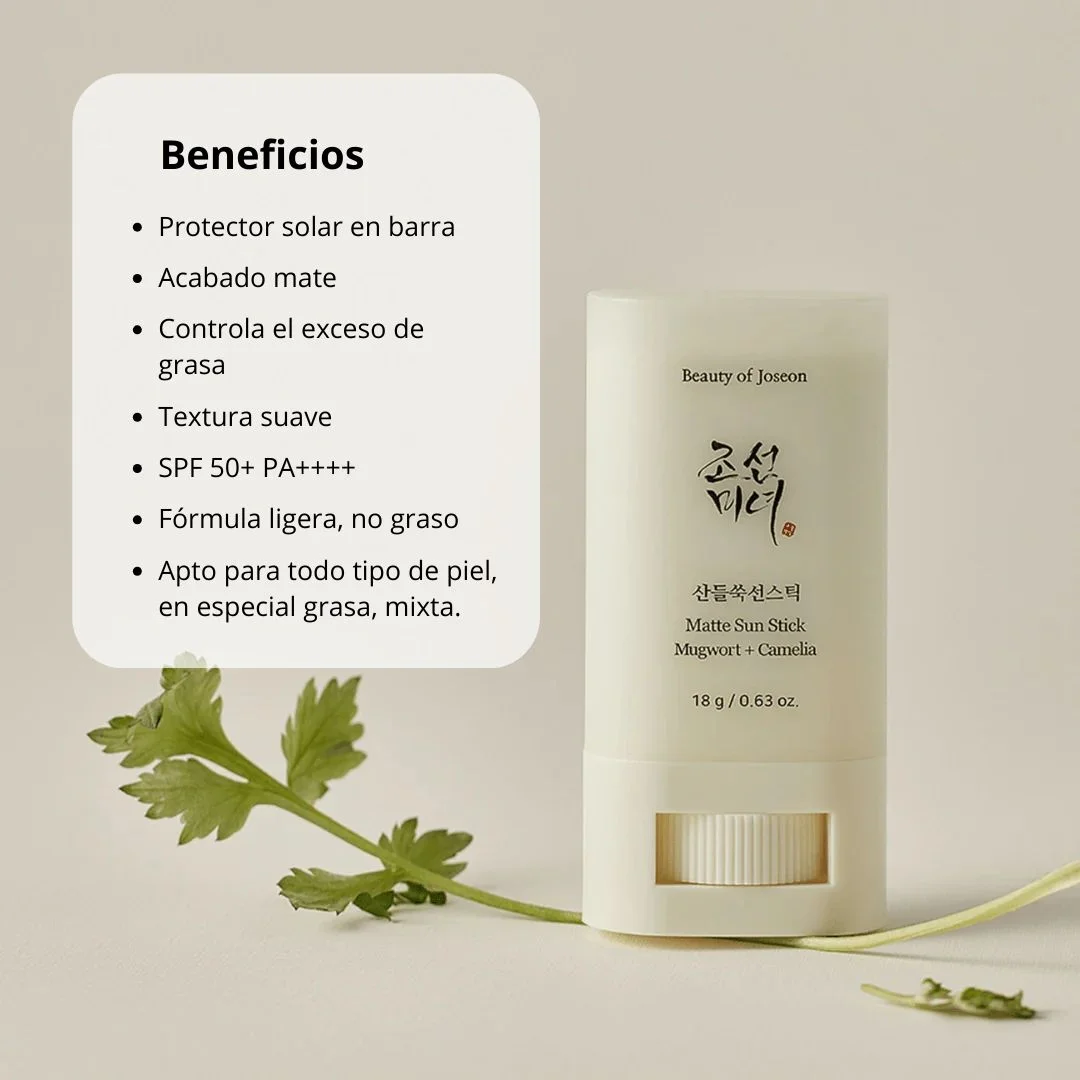 Beauty of Joseon Protector Solar Matte Sun Stick Mugwort Camelia 18g-2