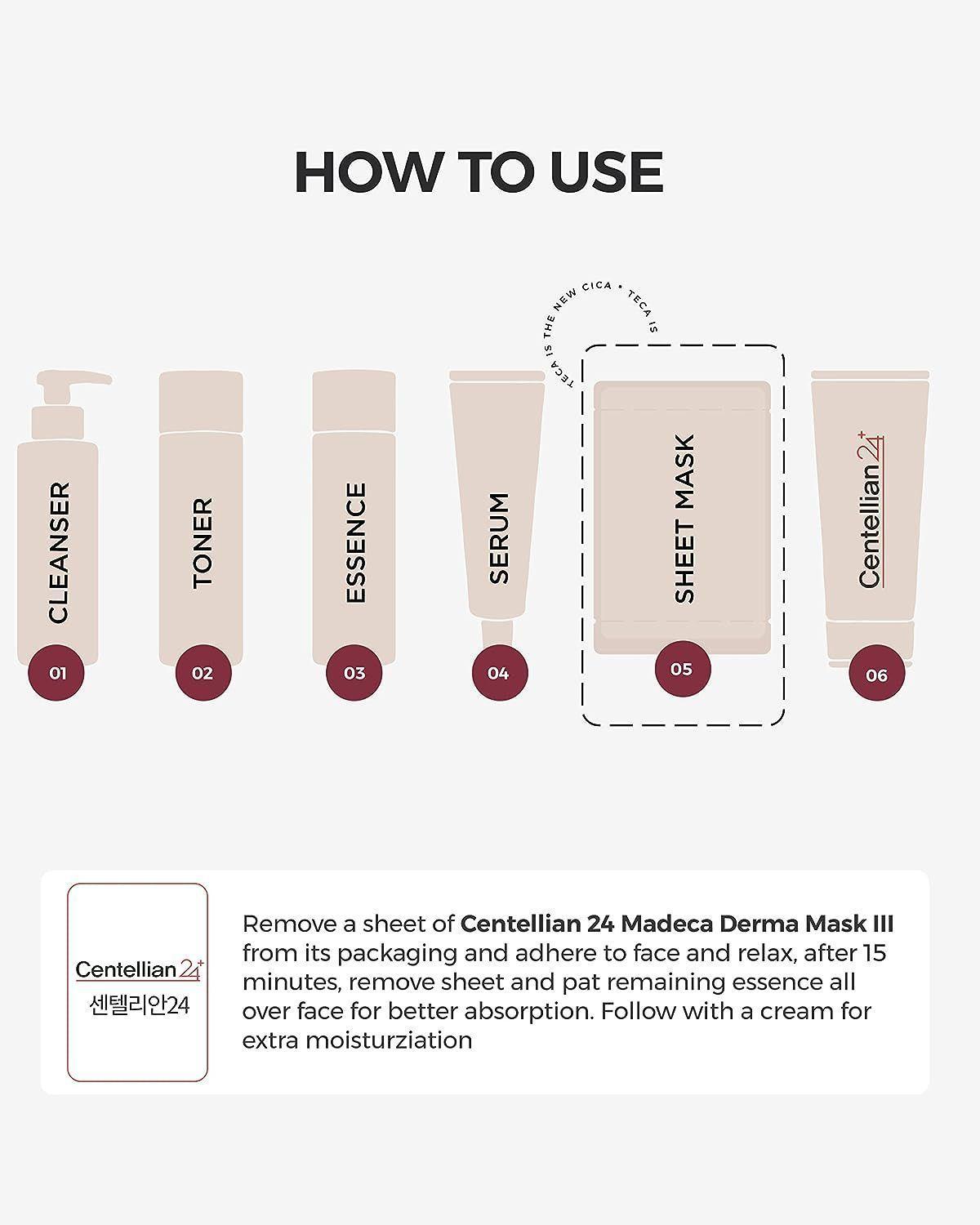 Mascarilla Madeca Derma Mask III Intensive Formula 10un-4
