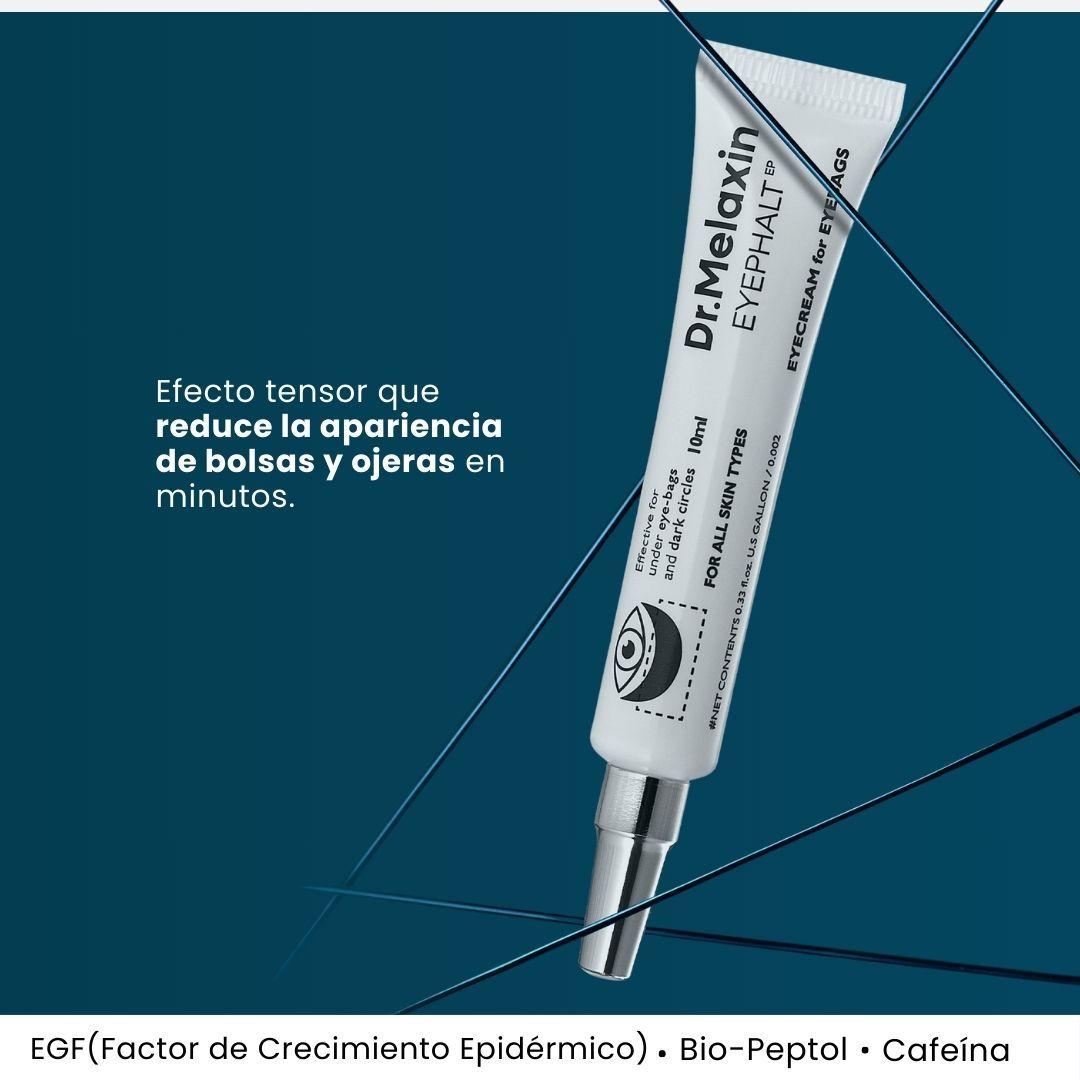 Contorno de ojos anti bolsas anti ojeras desinflamante despigmentante DR MELAXIN-3