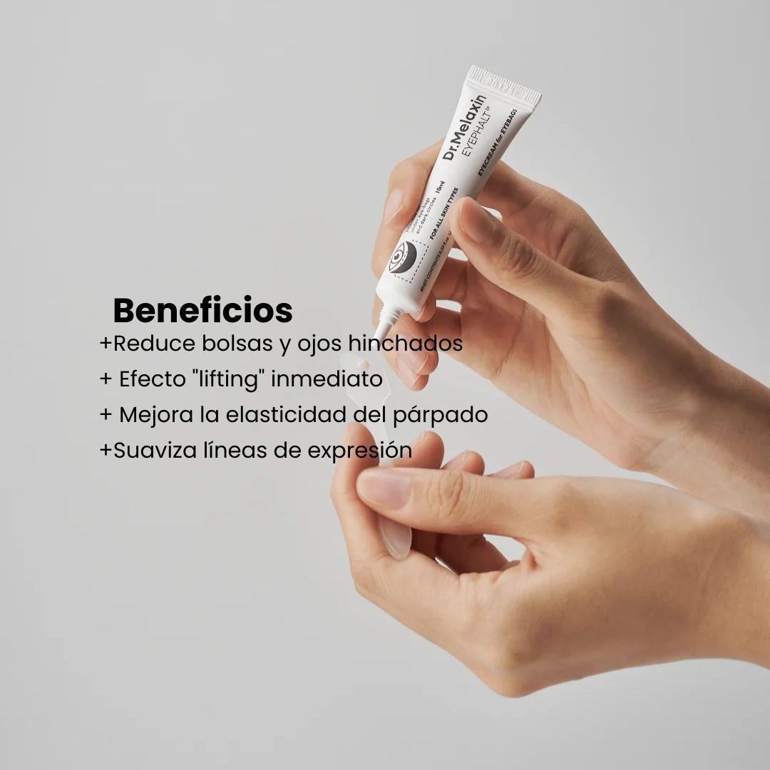 Contorno de ojos anti bolsas anti ojeras desinflamante despigmentante DR MELAXIN-4
