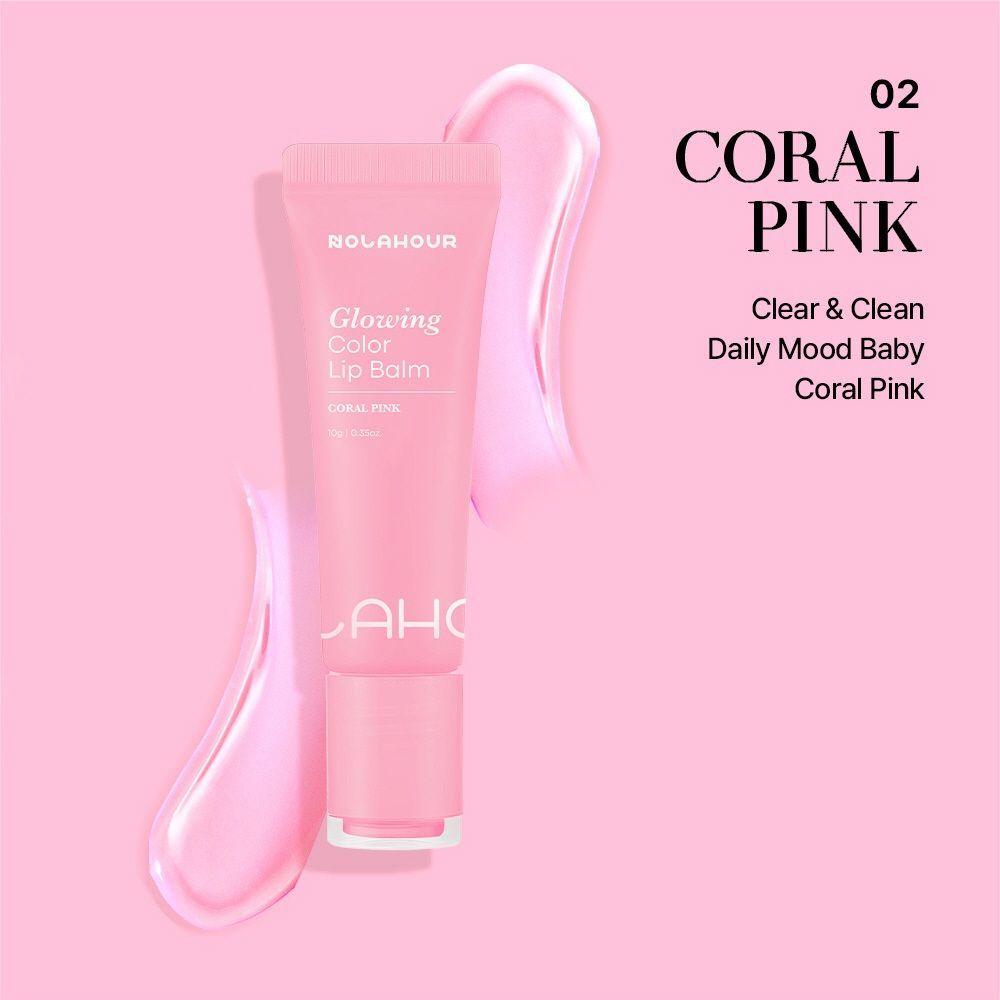 Glowing Color Lip Balm Coral Pink-1