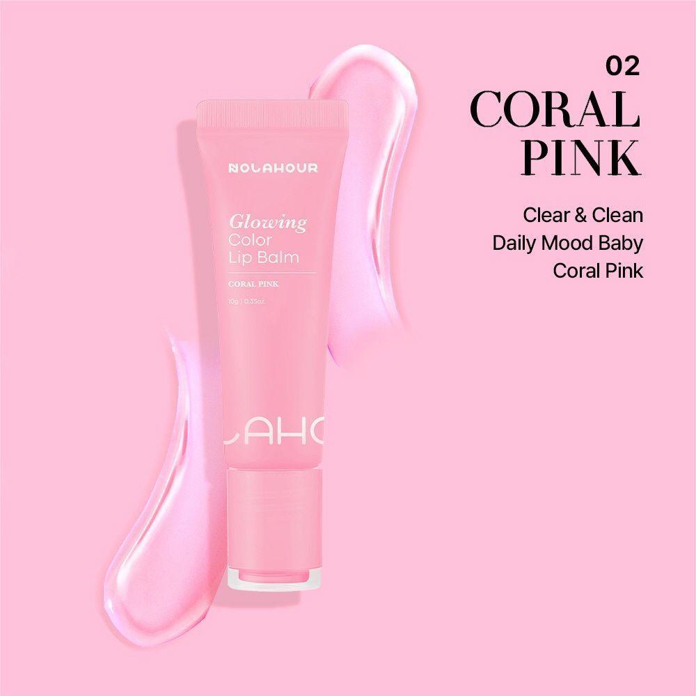 Glowing Color Lip Balm Coral Pink-1