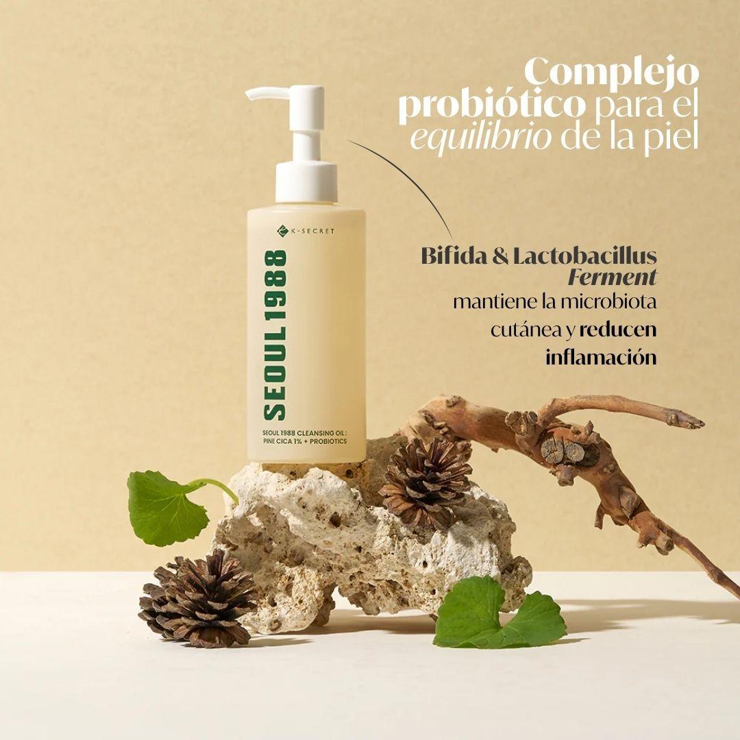 SEOUL 1988 Aceite Limpiador: Cica de Pino 1% + Probióticos - 200 ml -2