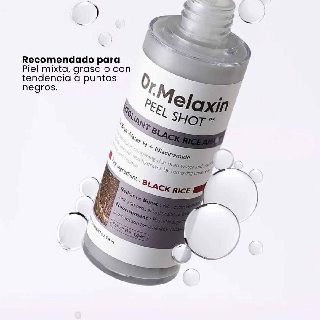 Ampolla peeling exfoliante de arroz negro 80ml DR MELAXIN-5