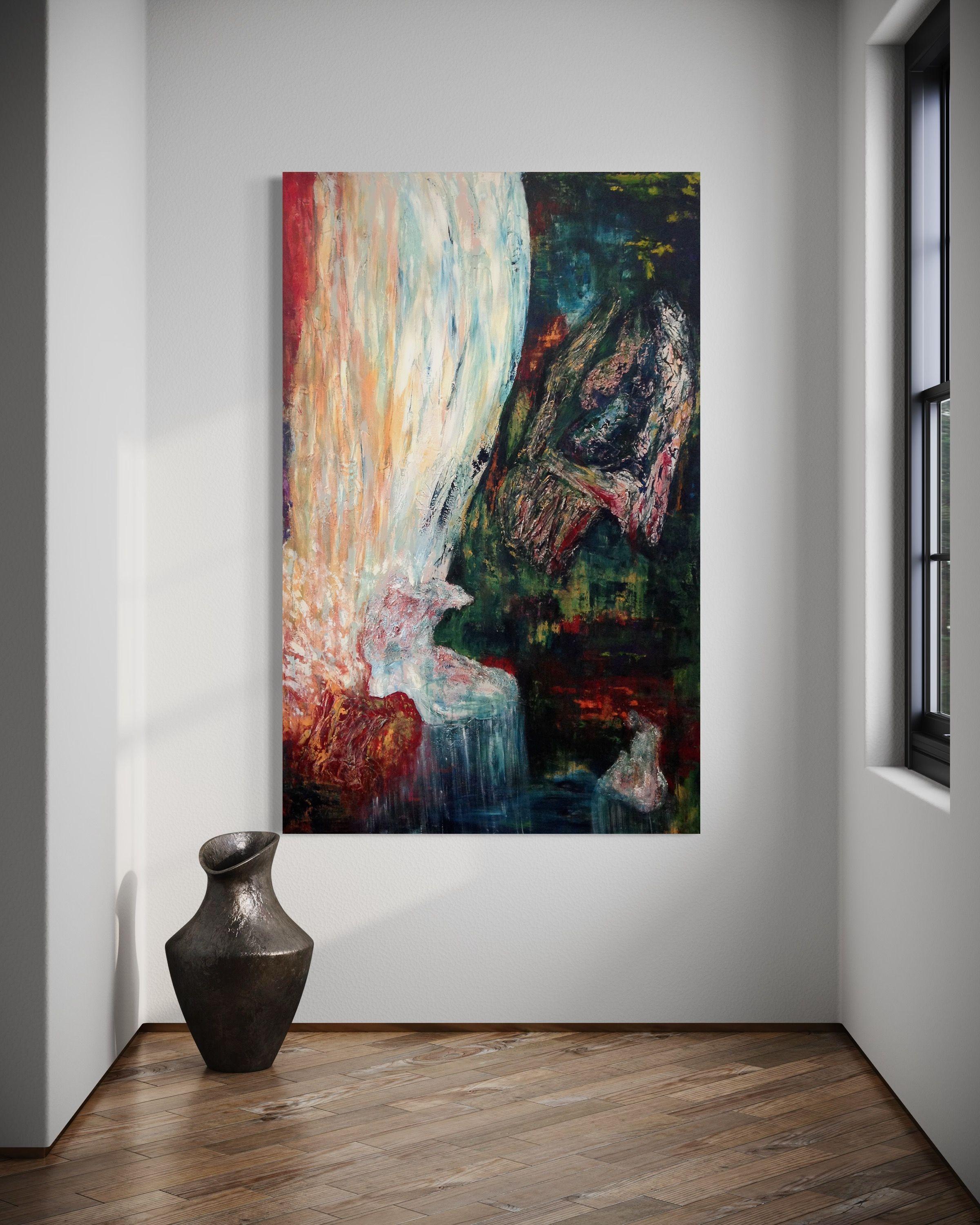 Cuadro Original Decorativo - Cascada I-2