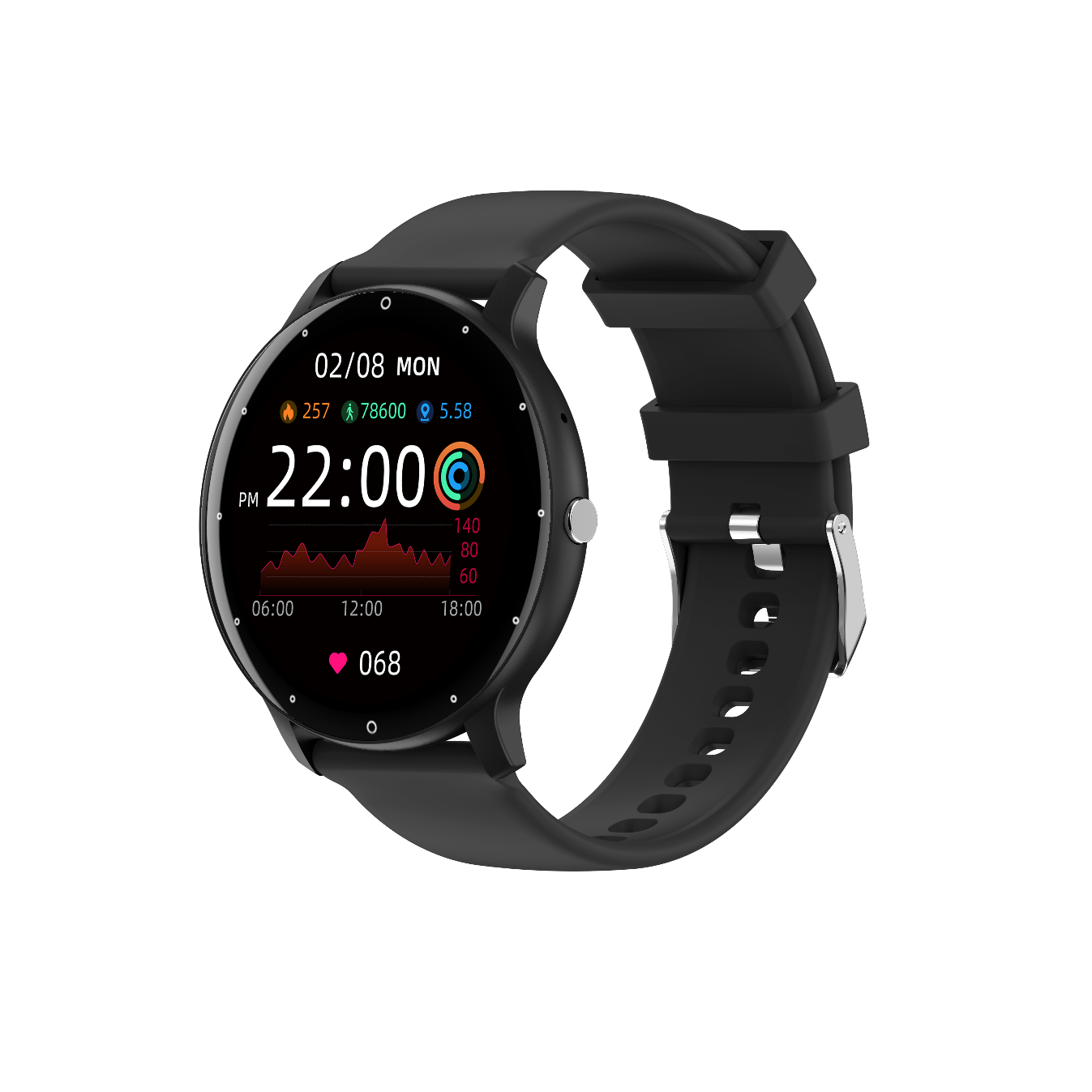 Reloj Smartwatch Keiphone Kei Kira Plus 3 Negro-0