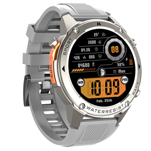 Reloj Smartwatch Keiphone Kei MUV GPS 2 GEN Plateado-0