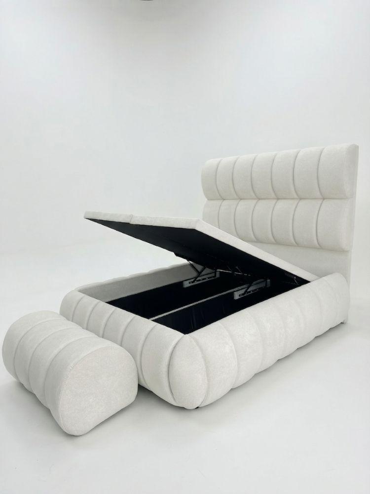 CAMA NUBE BA L Y BANQUETA DOS PLAZAS CRUDO LINO-1