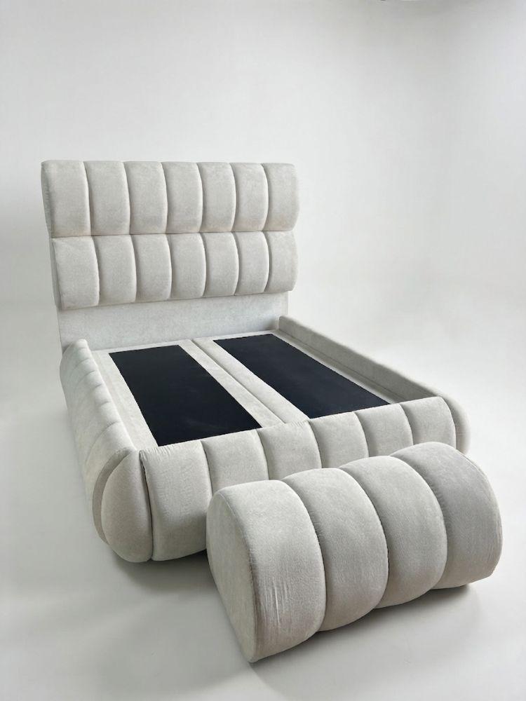 CAMA NUBE BA L Y BANQUETA DOS PLAZAS CRUDO LINO-2