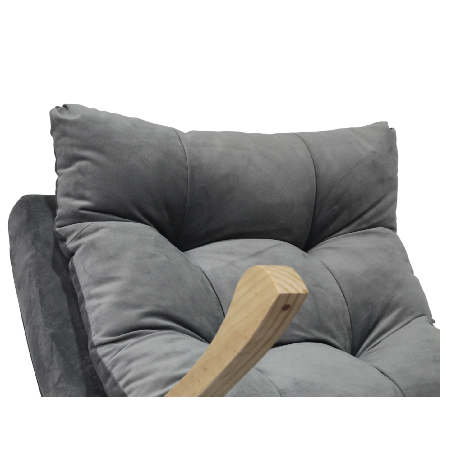 SILLA MECEDORA COQUETTE CON APOYA BRAZO GRIS FELPA-3