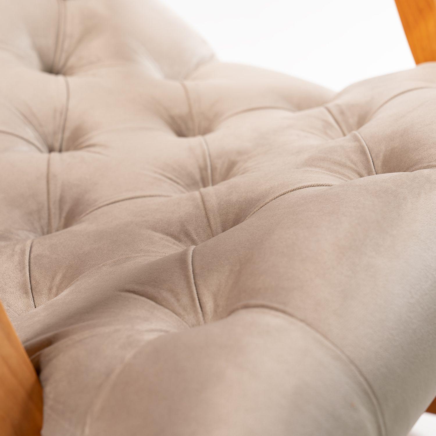SILLA MECEDORA CAPITONES BEIGE FELPA-3