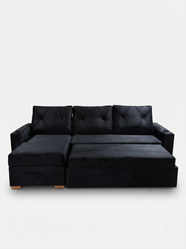 SECCIONAL BAUL NEGRO FELPA-2