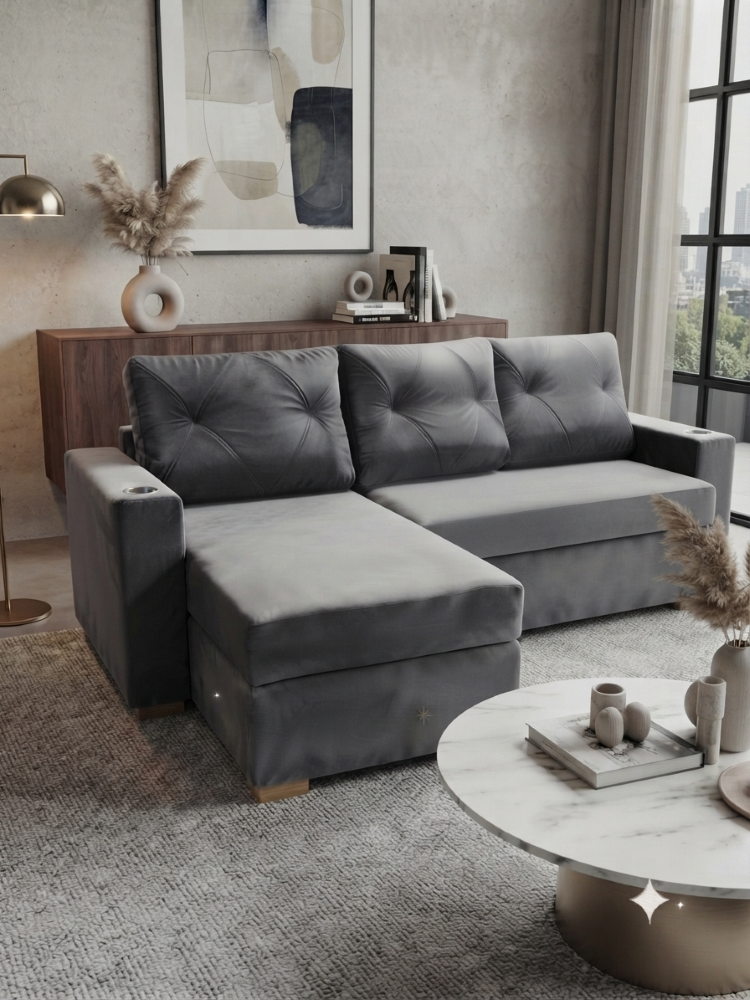 SECCIONAL BAUL GRIS FELPA -5