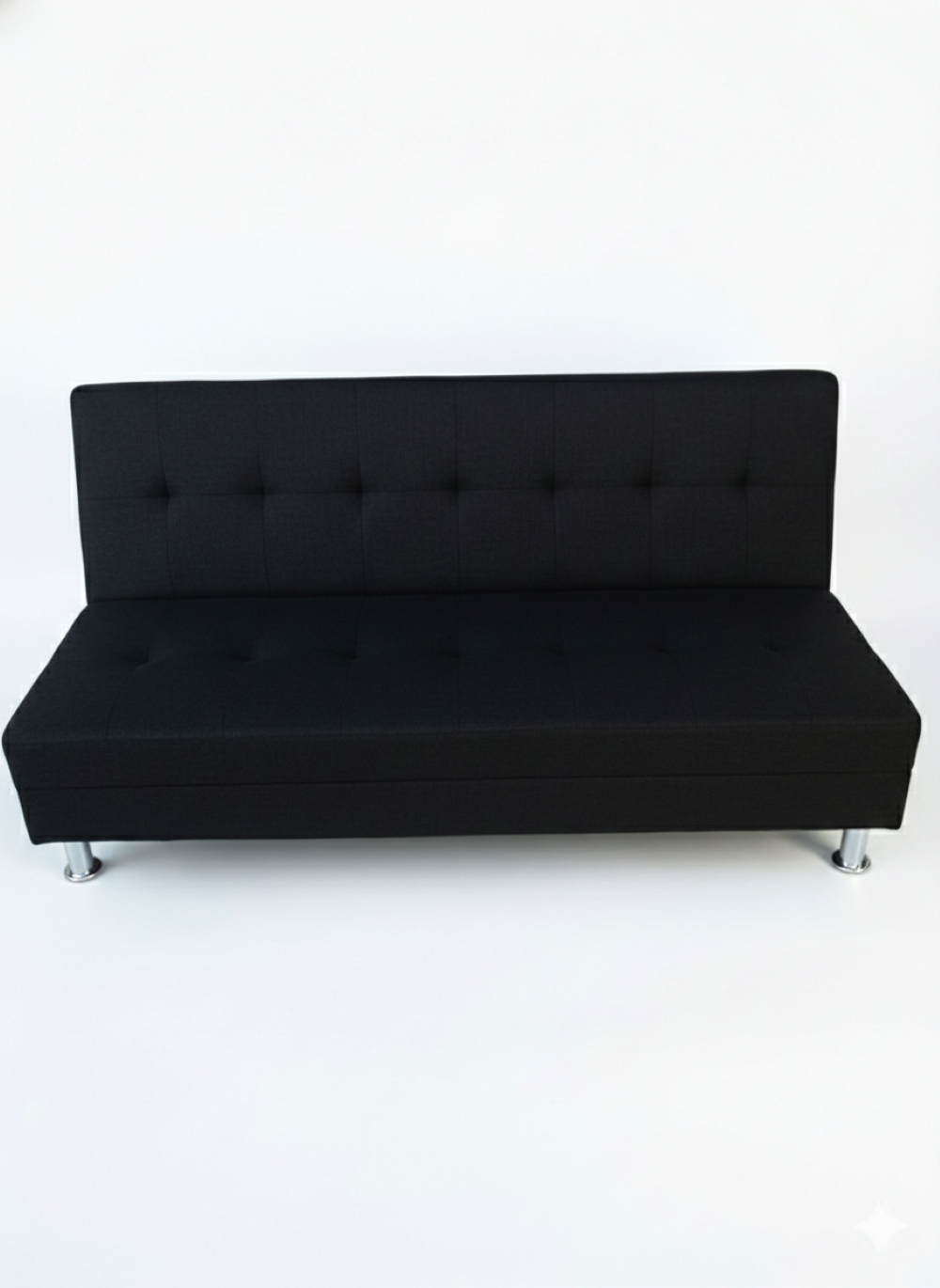 SOFA CAMA NEW NEGRO FELPA-3
