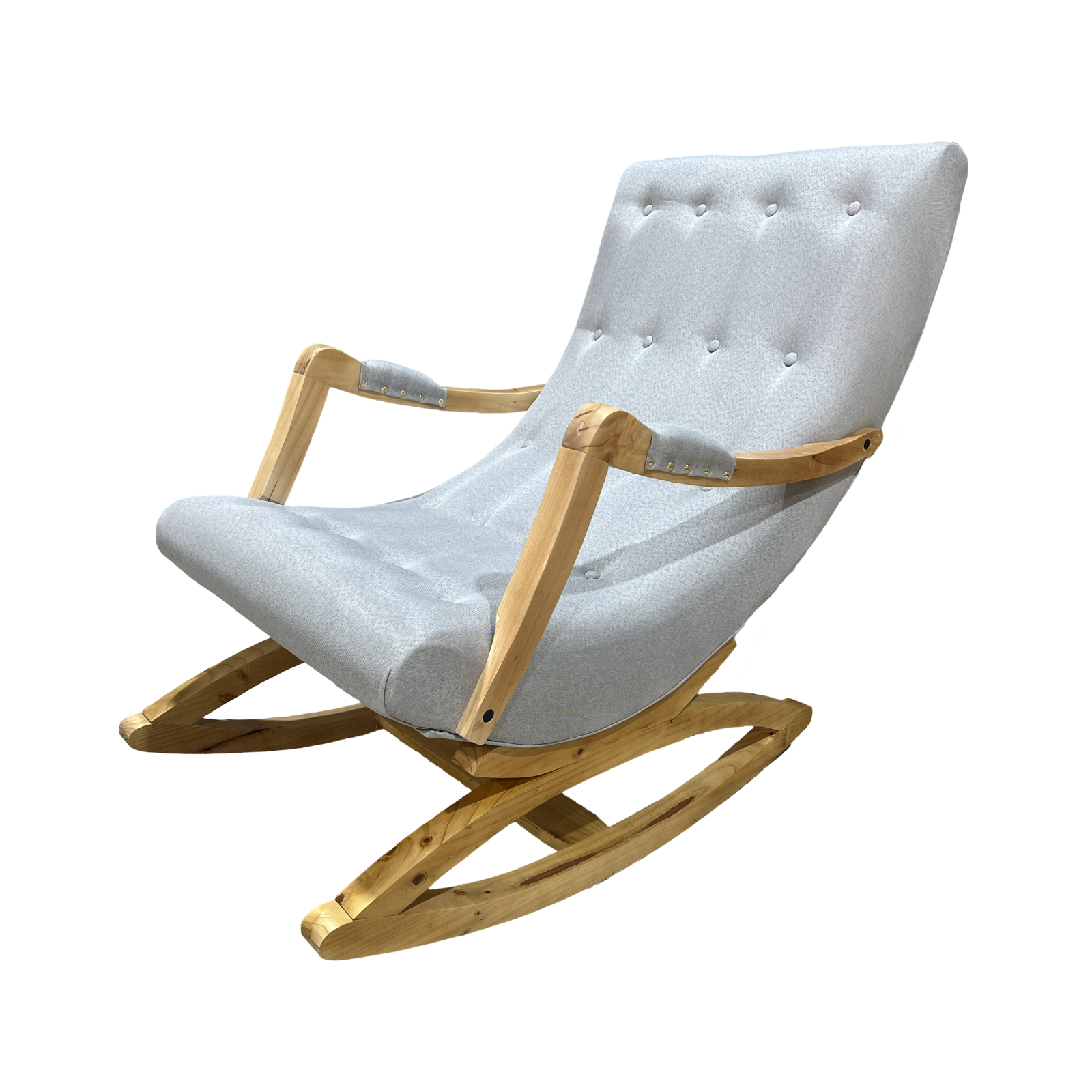 SILLA MECEDORA CON APOYA BRAZO GRIS LINO-3