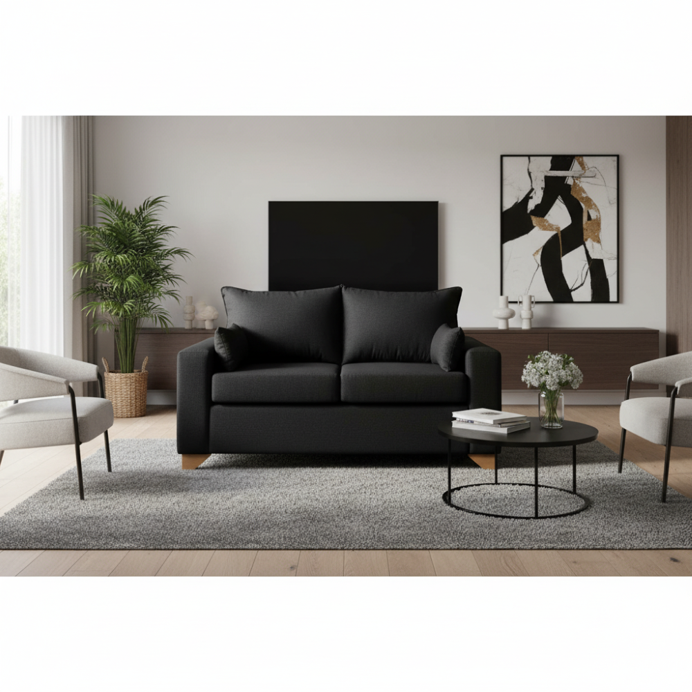 SOFA STEFANY NEGRO LINO-2