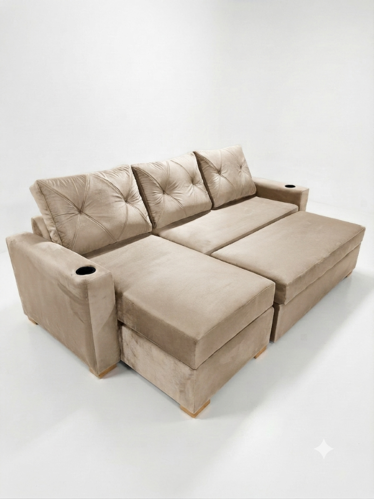 SECCIONAL BAUL BEIGE FELPA-3