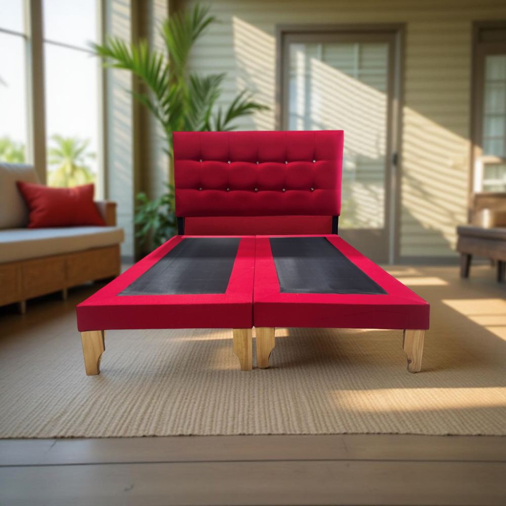 CAMA KING ROJO LINO-3