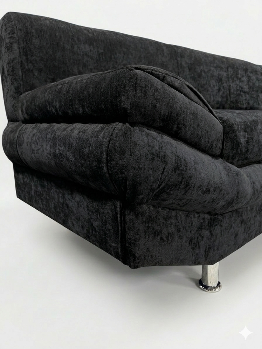 SOFA ITALIA NEGRO FELPA -3